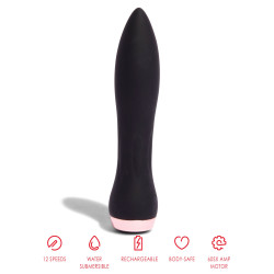Nu Sensuelle Mini Vibro 60sx Amp 13cm Noir